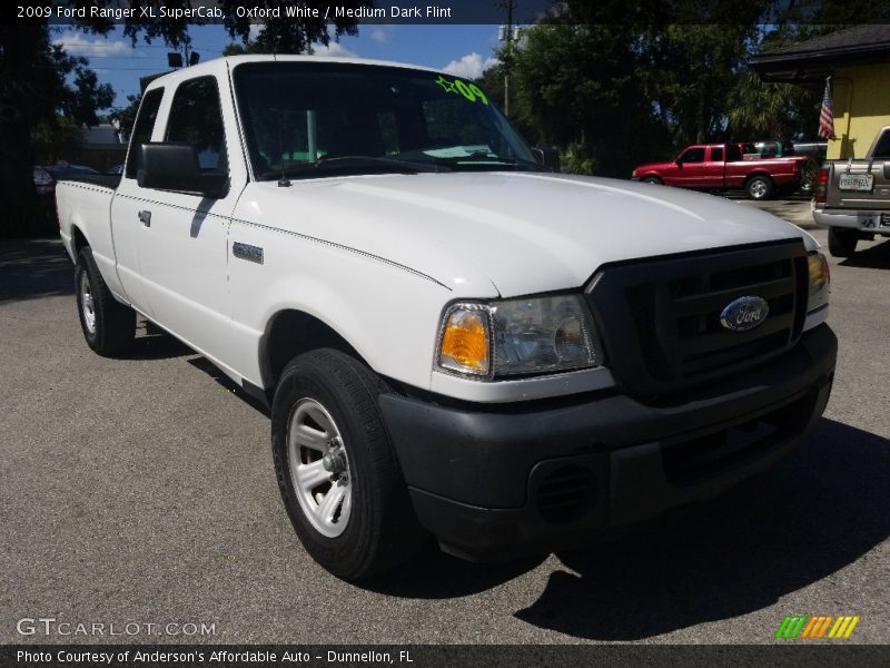 Oxford White / Medium Dark Flint 2009 Ford Ranger XL SuperCab