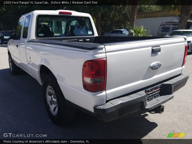 Oxford White / Medium Dark Flint 2009 Ford Ranger XL SuperCab