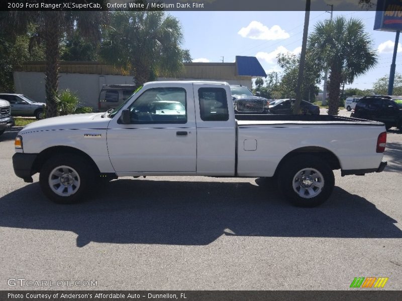 Oxford White / Medium Dark Flint 2009 Ford Ranger XL SuperCab