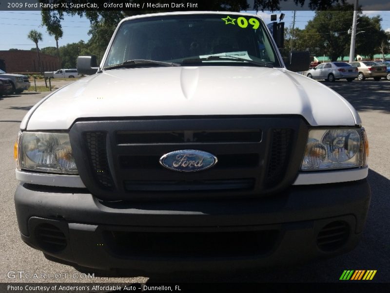 Oxford White / Medium Dark Flint 2009 Ford Ranger XL SuperCab