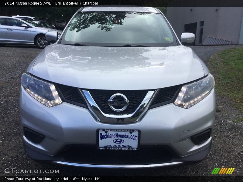 Brilliant Silver / Charcoal 2014 Nissan Rogue S AWD