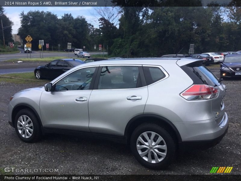Brilliant Silver / Charcoal 2014 Nissan Rogue S AWD