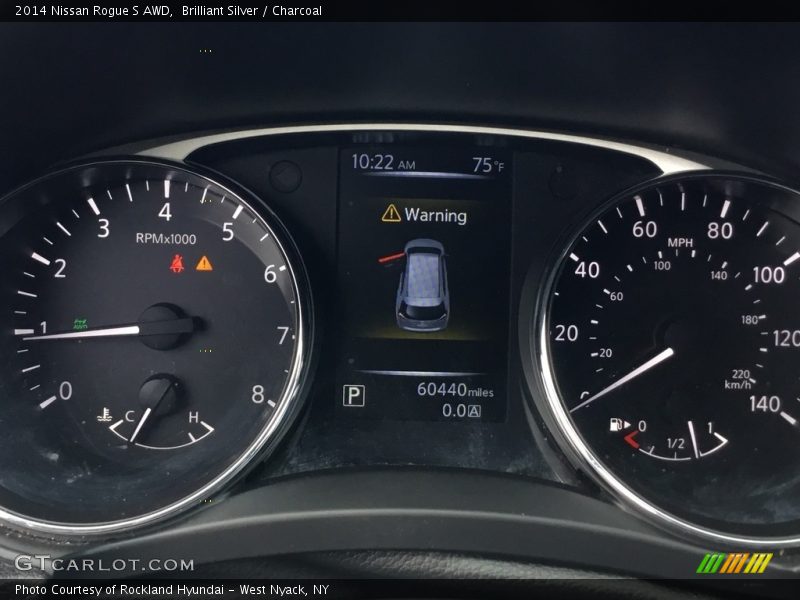 Brilliant Silver / Charcoal 2014 Nissan Rogue S AWD