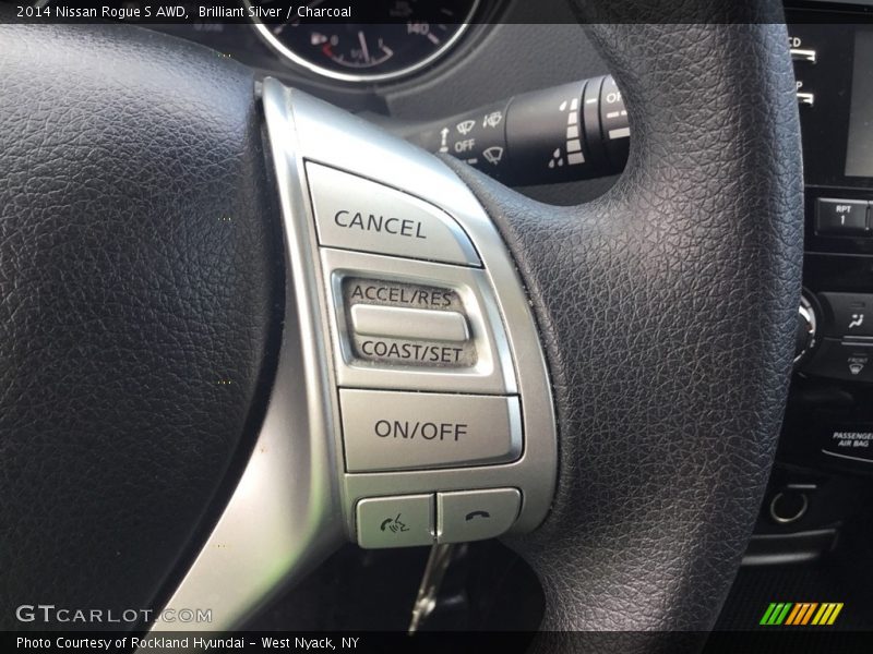 Brilliant Silver / Charcoal 2014 Nissan Rogue S AWD