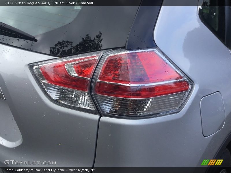 Brilliant Silver / Charcoal 2014 Nissan Rogue S AWD