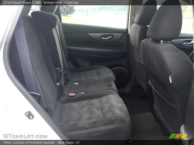 Brilliant Silver / Charcoal 2014 Nissan Rogue S AWD