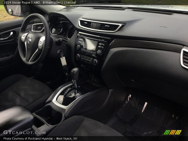 Brilliant Silver / Charcoal 2014 Nissan Rogue S AWD