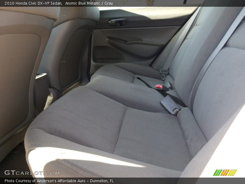 Atomic Blue Metallic / Gray 2010 Honda Civic DX-VP Sedan