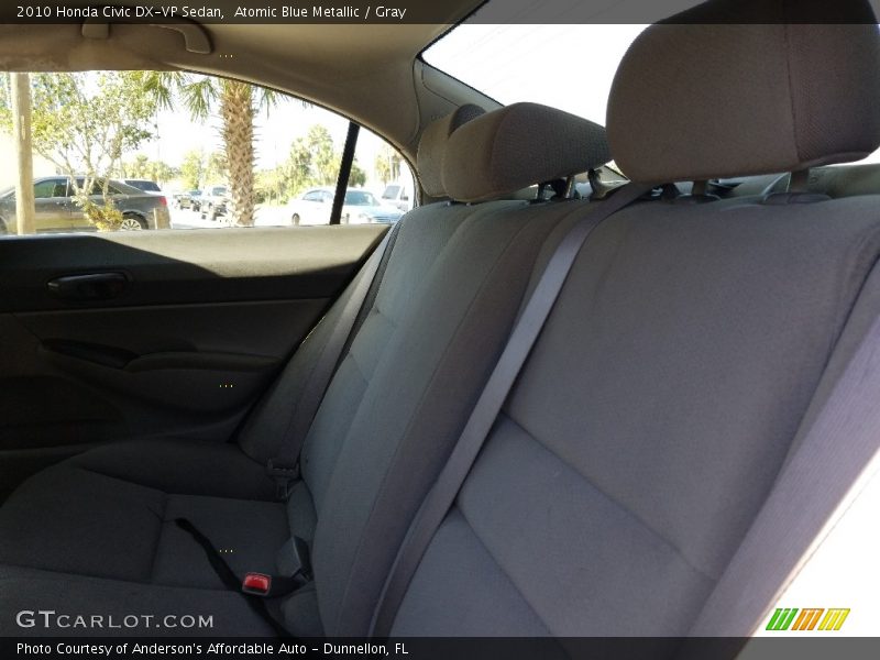 Atomic Blue Metallic / Gray 2010 Honda Civic DX-VP Sedan