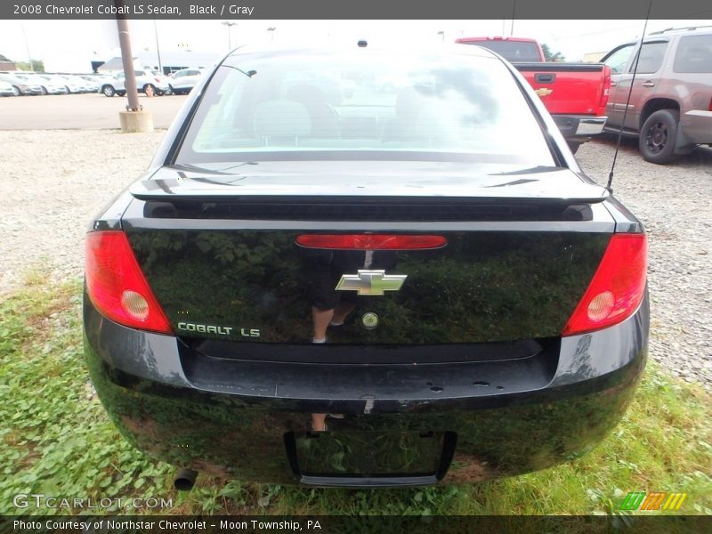 Black / Gray 2008 Chevrolet Cobalt LS Sedan