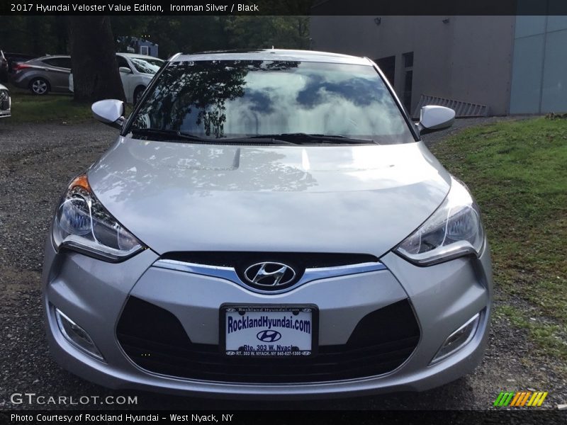 Ironman Silver / Black 2017 Hyundai Veloster Value Edition