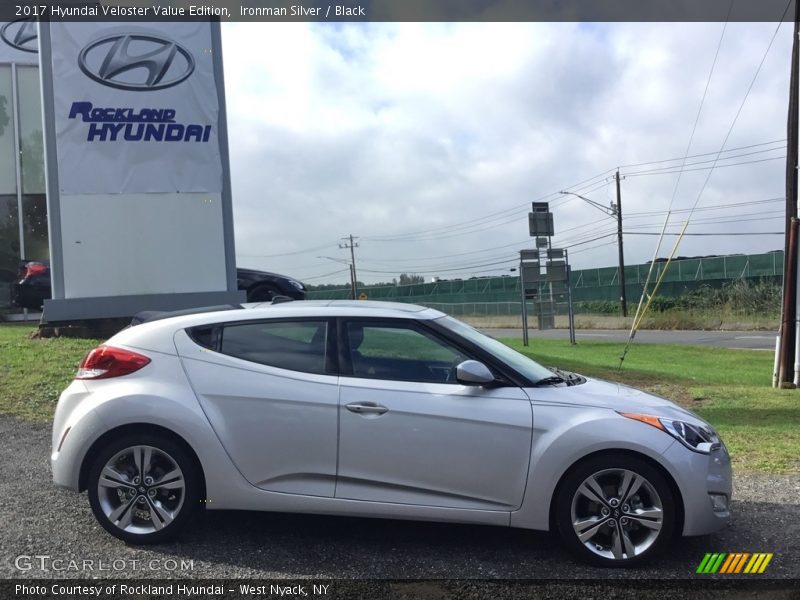 Ironman Silver / Black 2017 Hyundai Veloster Value Edition