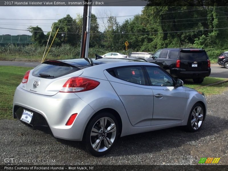 Ironman Silver / Black 2017 Hyundai Veloster Value Edition