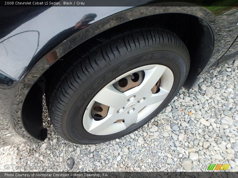 Black / Gray 2008 Chevrolet Cobalt LS Sedan