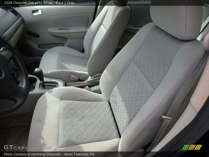 Black / Gray 2008 Chevrolet Cobalt LS Sedan