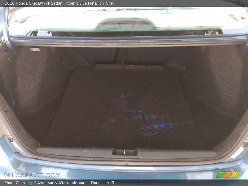 Atomic Blue Metallic / Gray 2010 Honda Civic DX-VP Sedan