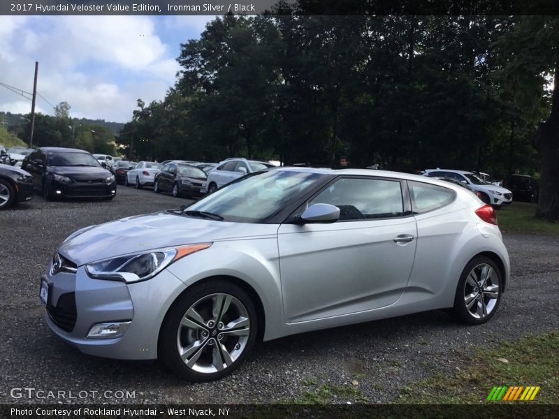 Ironman Silver / Black 2017 Hyundai Veloster Value Edition