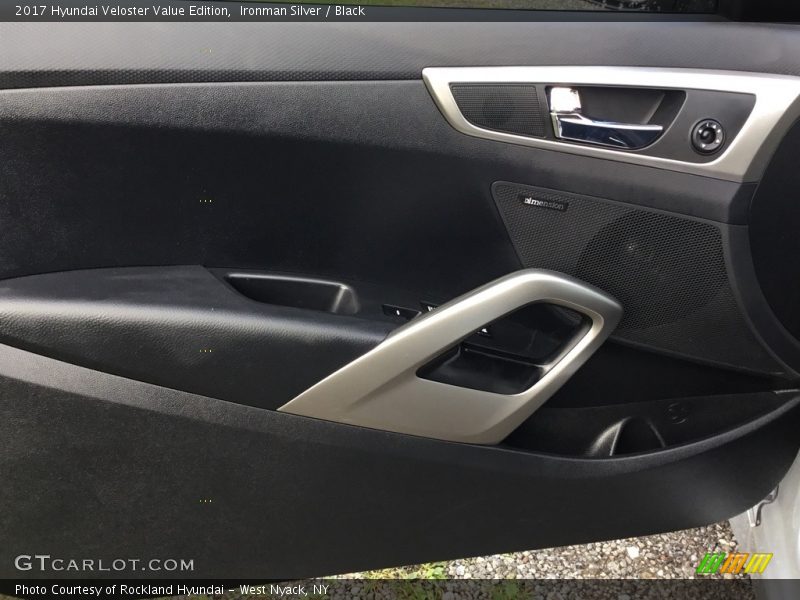 Ironman Silver / Black 2017 Hyundai Veloster Value Edition
