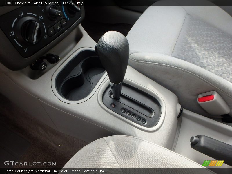 Black / Gray 2008 Chevrolet Cobalt LS Sedan