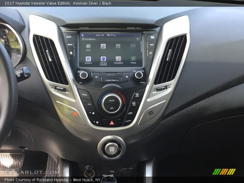 Ironman Silver / Black 2017 Hyundai Veloster Value Edition