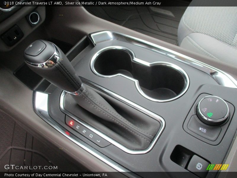 Silver Ice Metallic / Dark Atmosphere/Medium Ash Gray 2018 Chevrolet Traverse LT AWD