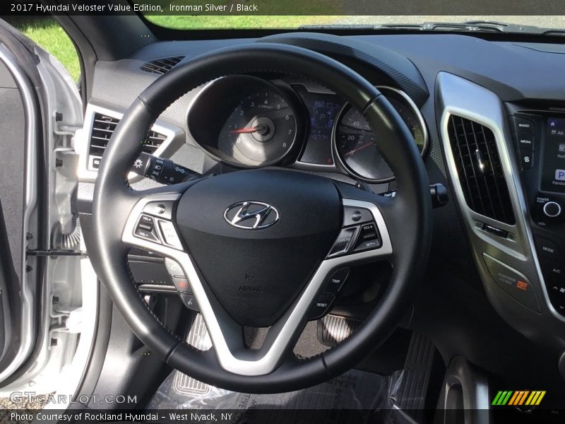 Ironman Silver / Black 2017 Hyundai Veloster Value Edition