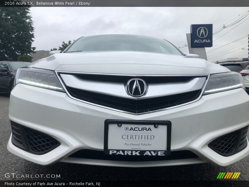 Bellanova White Pearl / Ebony 2016 Acura ILX