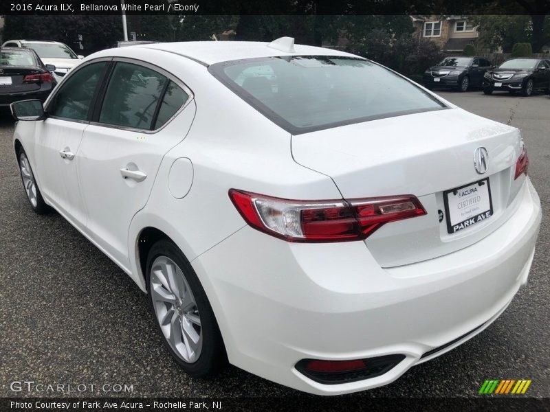 Bellanova White Pearl / Ebony 2016 Acura ILX