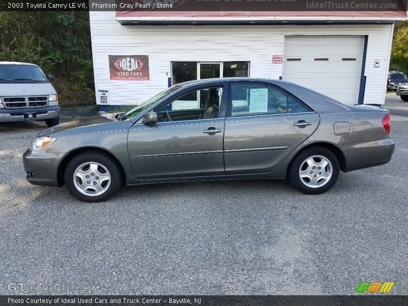Phantom Gray Pearl / Stone 2003 Toyota Camry LE V6