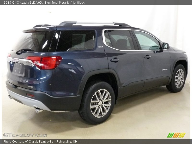 Blue Steel Metallic / Jet Black 2019 GMC Acadia SLE AWD