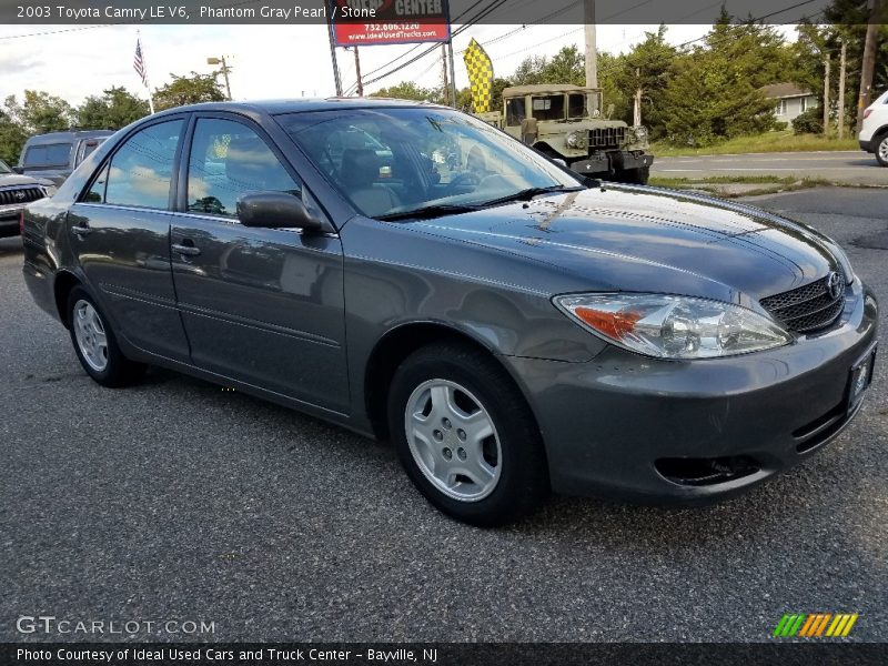 Phantom Gray Pearl / Stone 2003 Toyota Camry LE V6