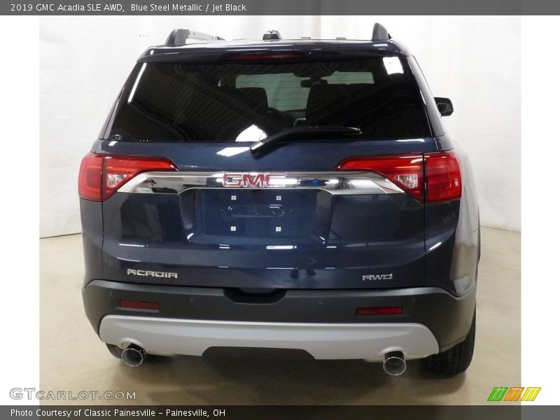 Blue Steel Metallic / Jet Black 2019 GMC Acadia SLE AWD