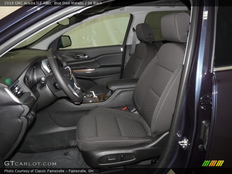 Blue Steel Metallic / Jet Black 2019 GMC Acadia SLE AWD