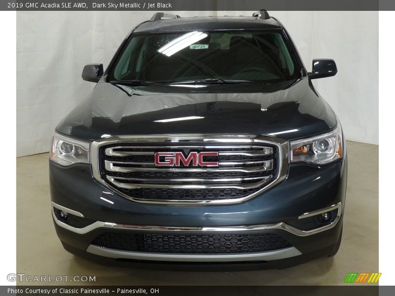 Dark Sky Metallic / Jet Black 2019 GMC Acadia SLE AWD