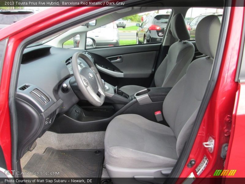 Barcelona Red Metallic / Dark Gray 2013 Toyota Prius Five Hybrid