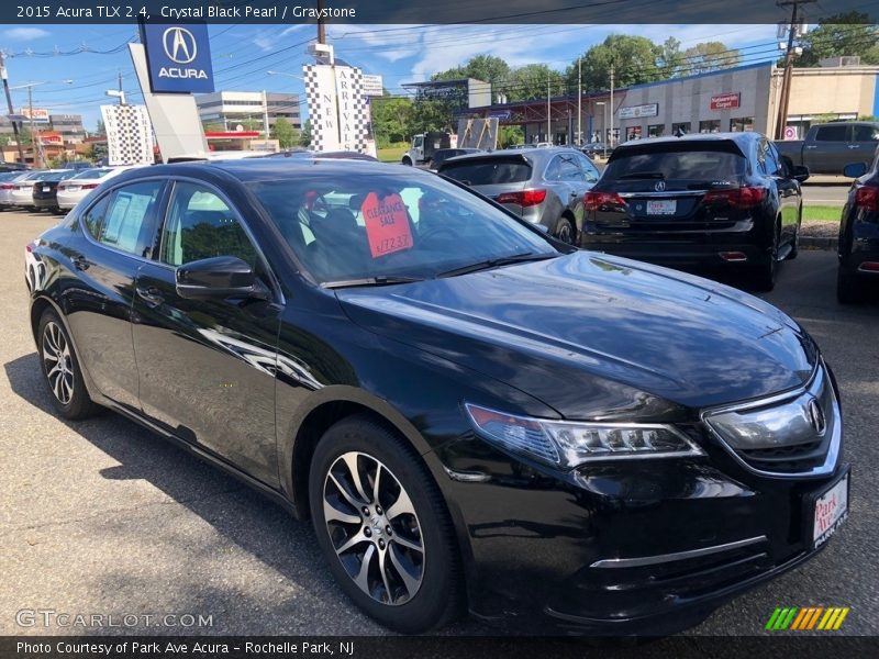 Crystal Black Pearl / Graystone 2015 Acura TLX 2.4