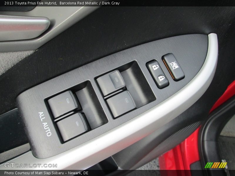 Barcelona Red Metallic / Dark Gray 2013 Toyota Prius Five Hybrid