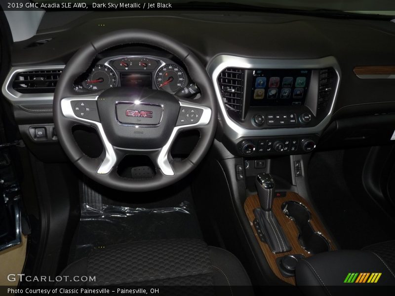 Dark Sky Metallic / Jet Black 2019 GMC Acadia SLE AWD