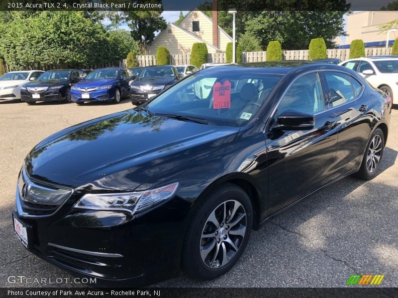 Crystal Black Pearl / Graystone 2015 Acura TLX 2.4