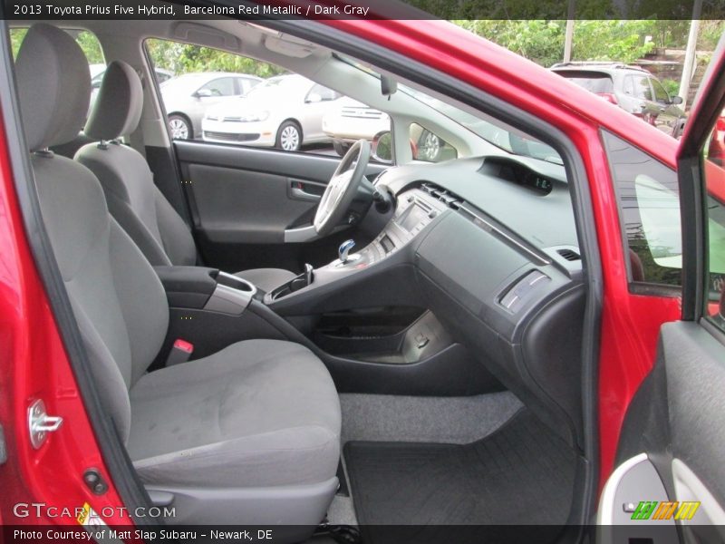 Barcelona Red Metallic / Dark Gray 2013 Toyota Prius Five Hybrid