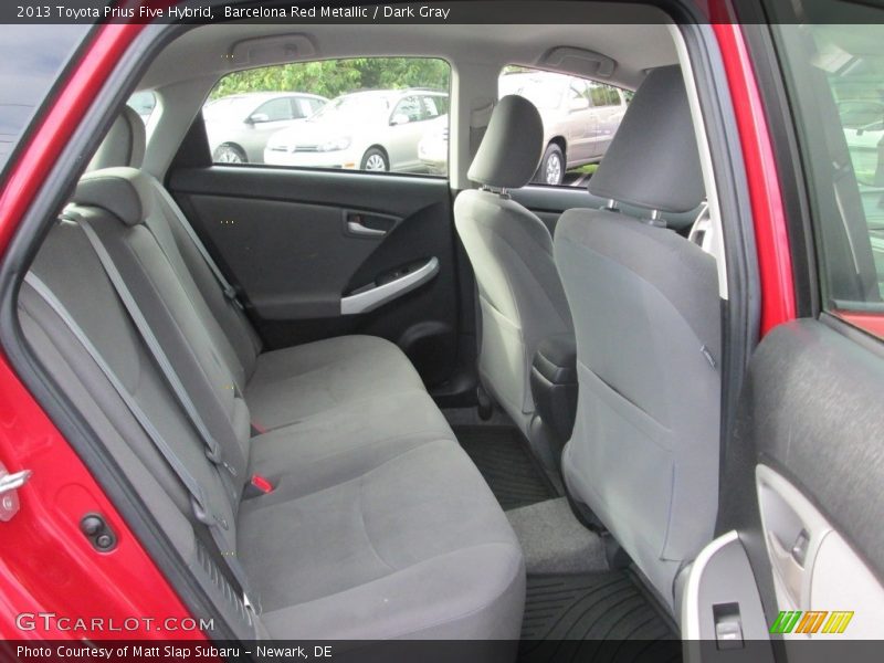 Barcelona Red Metallic / Dark Gray 2013 Toyota Prius Five Hybrid