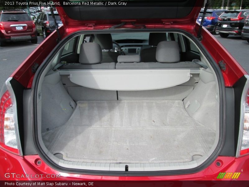 Barcelona Red Metallic / Dark Gray 2013 Toyota Prius Five Hybrid