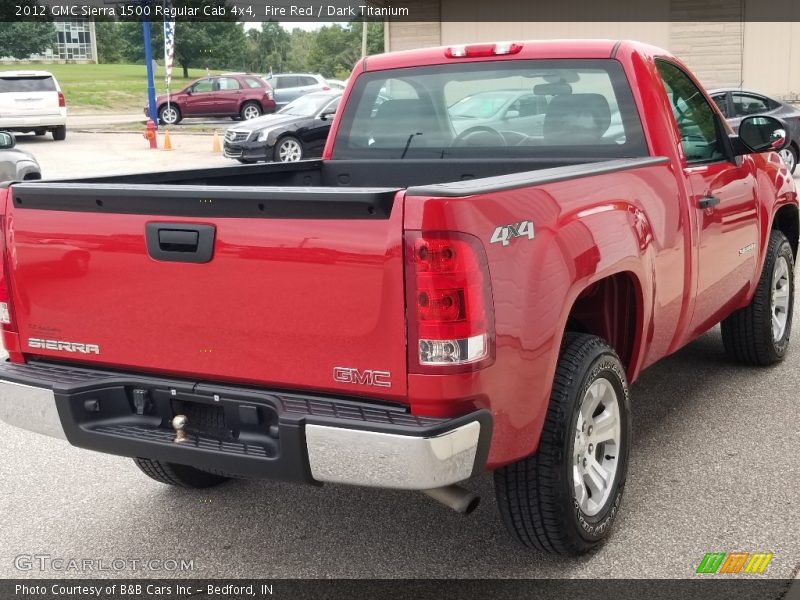 Fire Red / Dark Titanium 2012 GMC Sierra 1500 Regular Cab 4x4