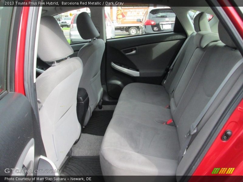 Barcelona Red Metallic / Dark Gray 2013 Toyota Prius Five Hybrid