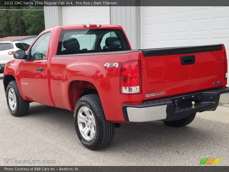 Fire Red / Dark Titanium 2012 GMC Sierra 1500 Regular Cab 4x4