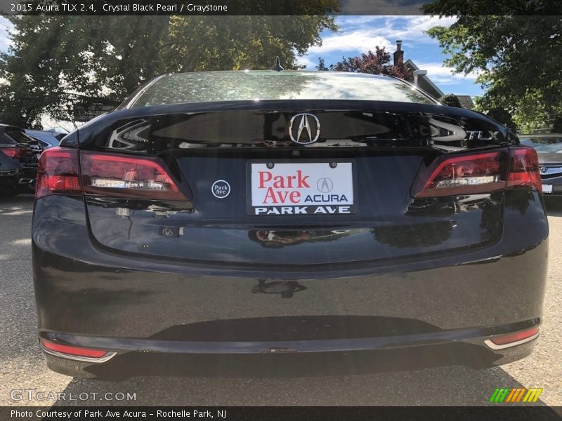 Crystal Black Pearl / Graystone 2015 Acura TLX 2.4