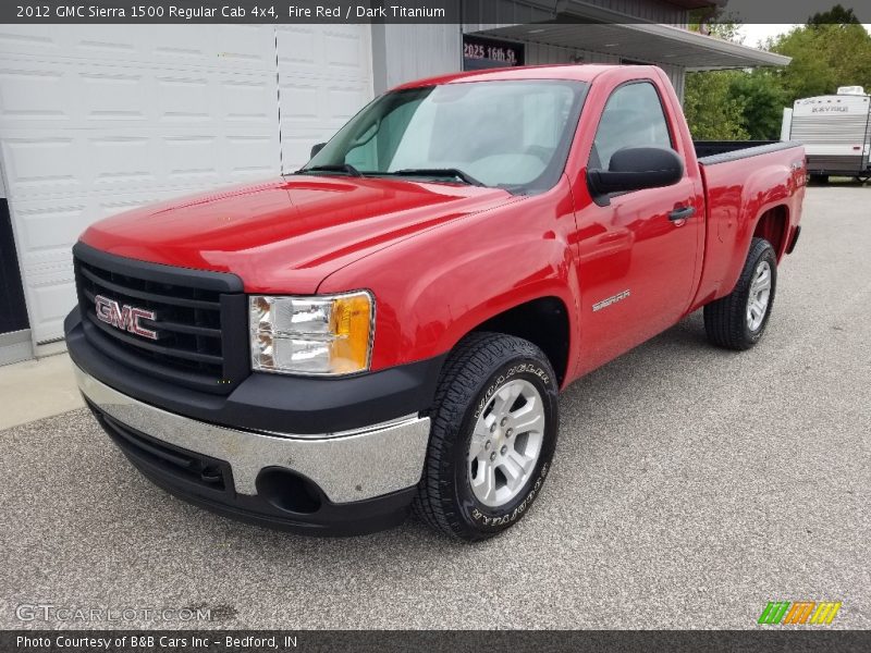 Fire Red / Dark Titanium 2012 GMC Sierra 1500 Regular Cab 4x4
