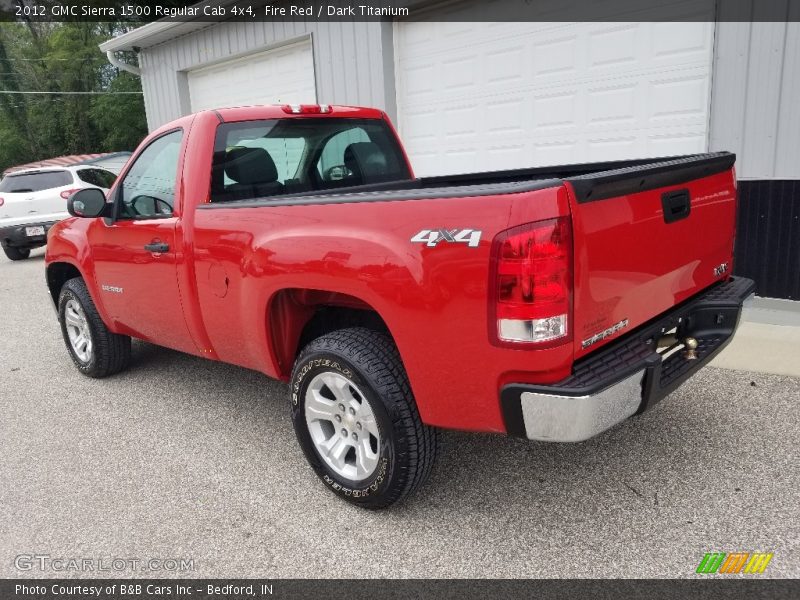 Fire Red / Dark Titanium 2012 GMC Sierra 1500 Regular Cab 4x4