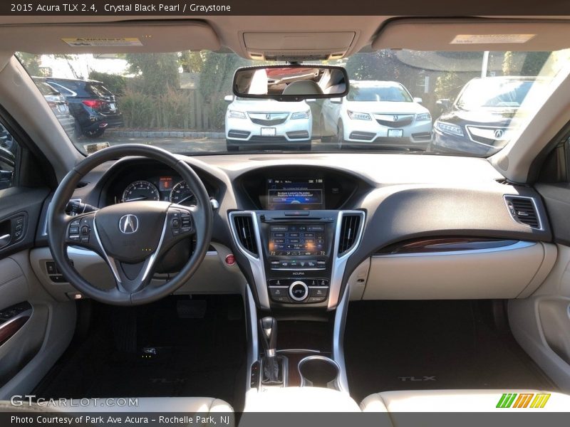 Crystal Black Pearl / Graystone 2015 Acura TLX 2.4
