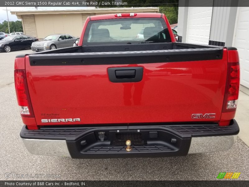 Fire Red / Dark Titanium 2012 GMC Sierra 1500 Regular Cab 4x4